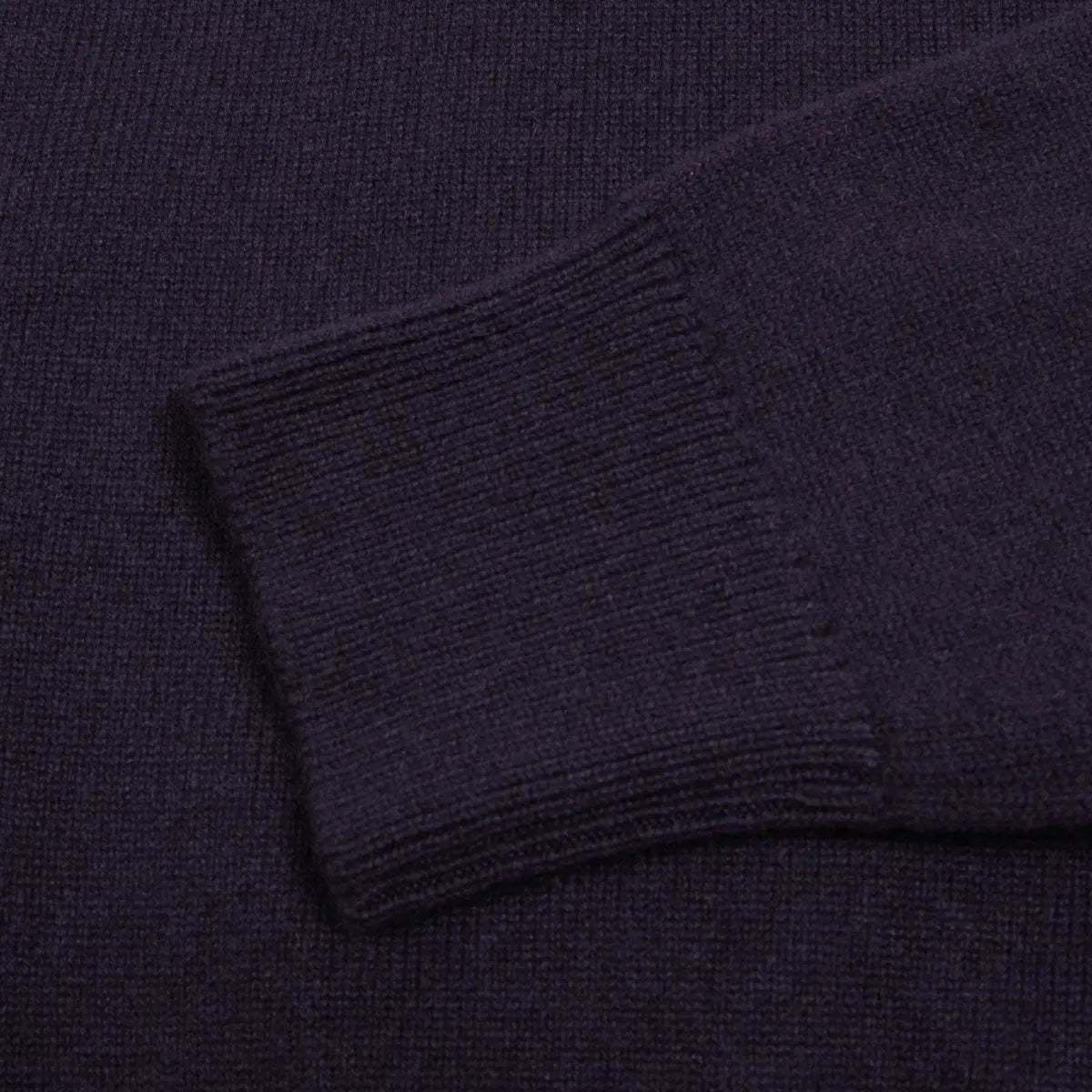 Dark Navy Tiree 4ply Crew Neck Cashmere Sweater Robert Old