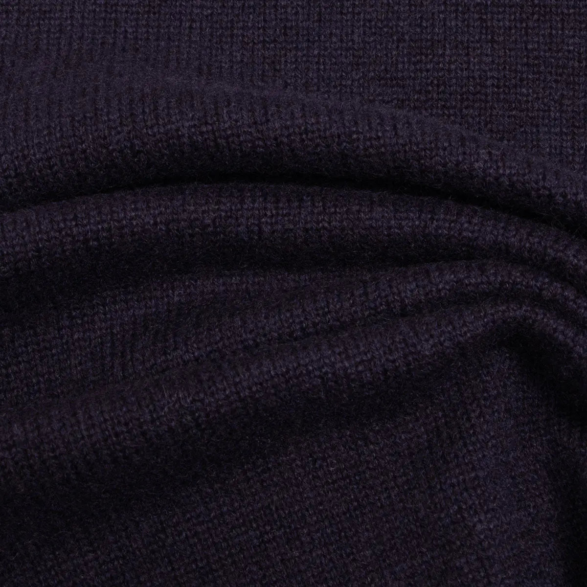 Dark Navy Tiree 4ply Crew Neck Cashmere Sweater Robert Old