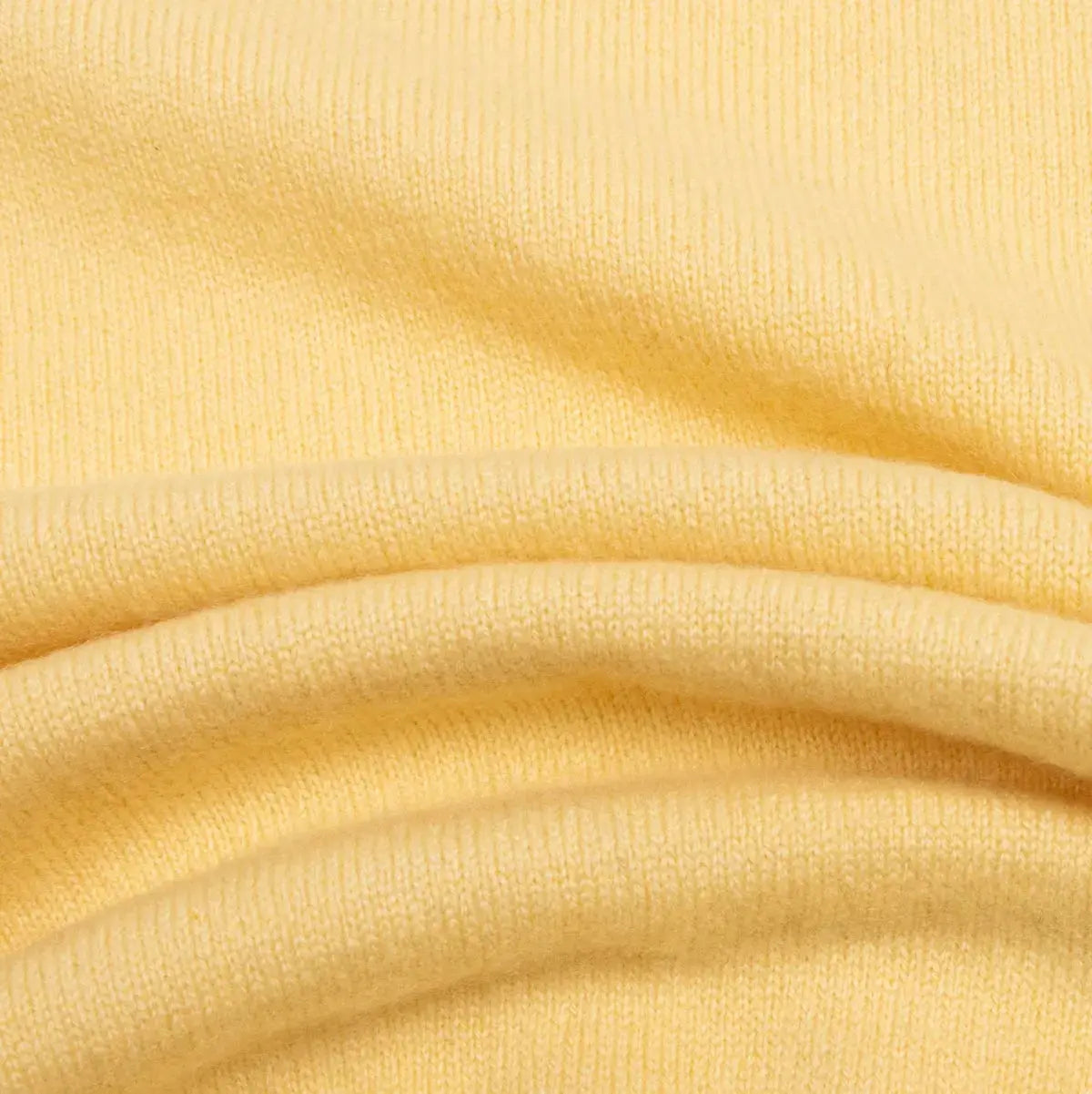 Lemon Frost Chatsworth 2ply V-Neck Cashmere Sweater Robert Old