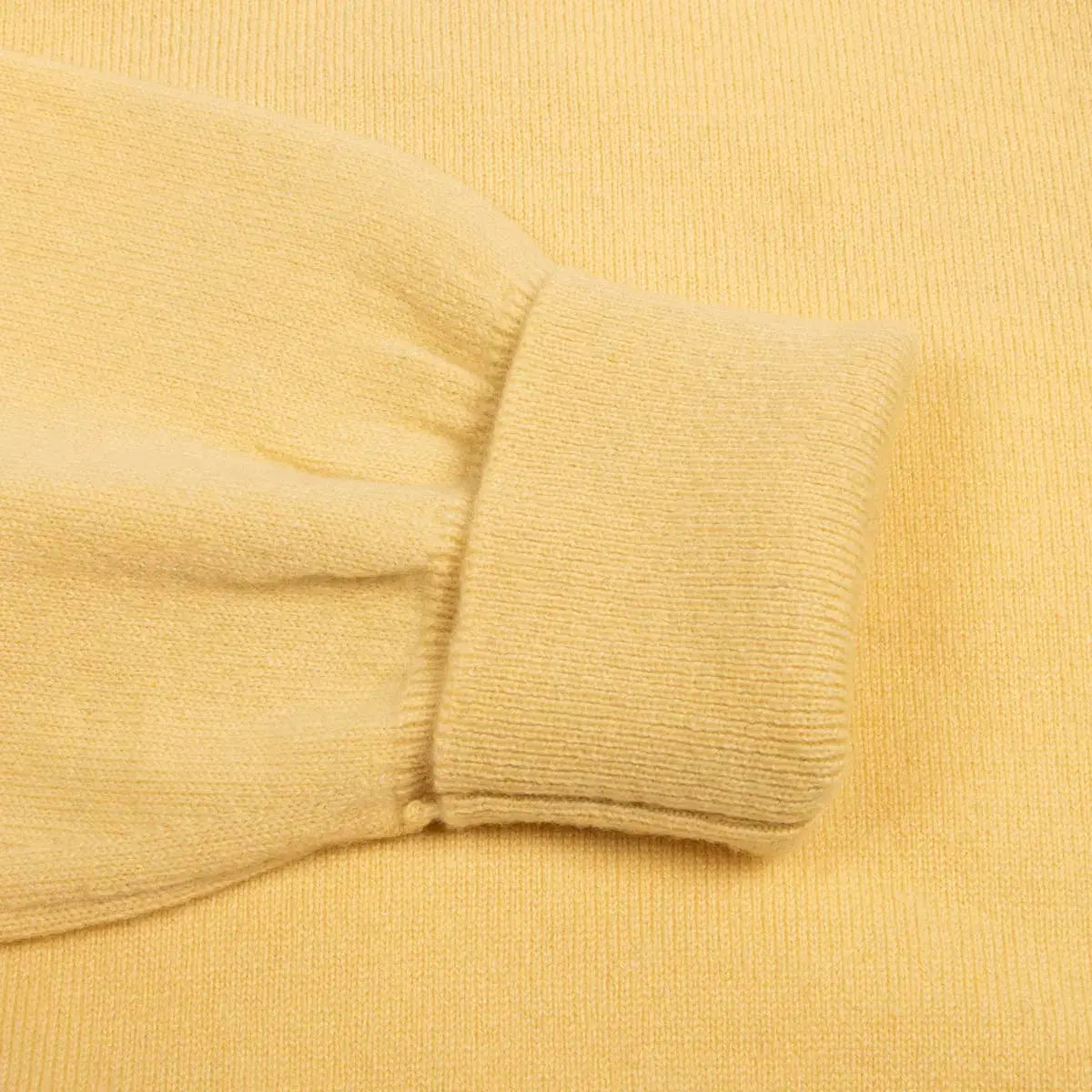 Lemon Frost Chatsworth 2ply V-Neck Cashmere Sweater Robert Old