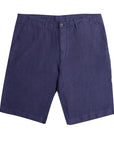 Navy Linen Chino Shorts SHORTS FEDELI   