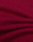 Claret Red Tiree 4ply Crew Neck Cashmere Sweater Robert Old