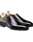 Audley Black Hand Grade Oxford Shoes  Crockett & Jones   