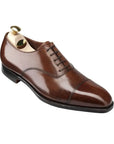 Audley Dark Brown Hand Grade Oxford Shoes  Crockett & Jones   