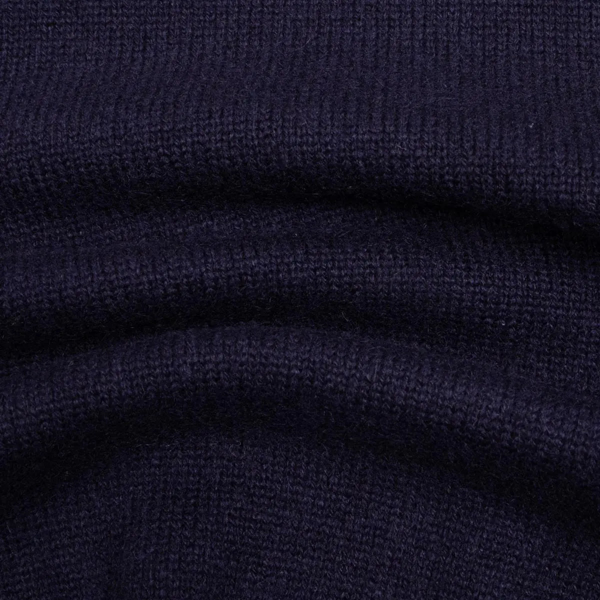 Dark Navy Balvenie 3 Button 4ply Cashmere Polo Sweater Robert Old