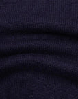 Dark Navy Balvenie 3 Button 4ply Cashmere Polo Sweater Robert Old