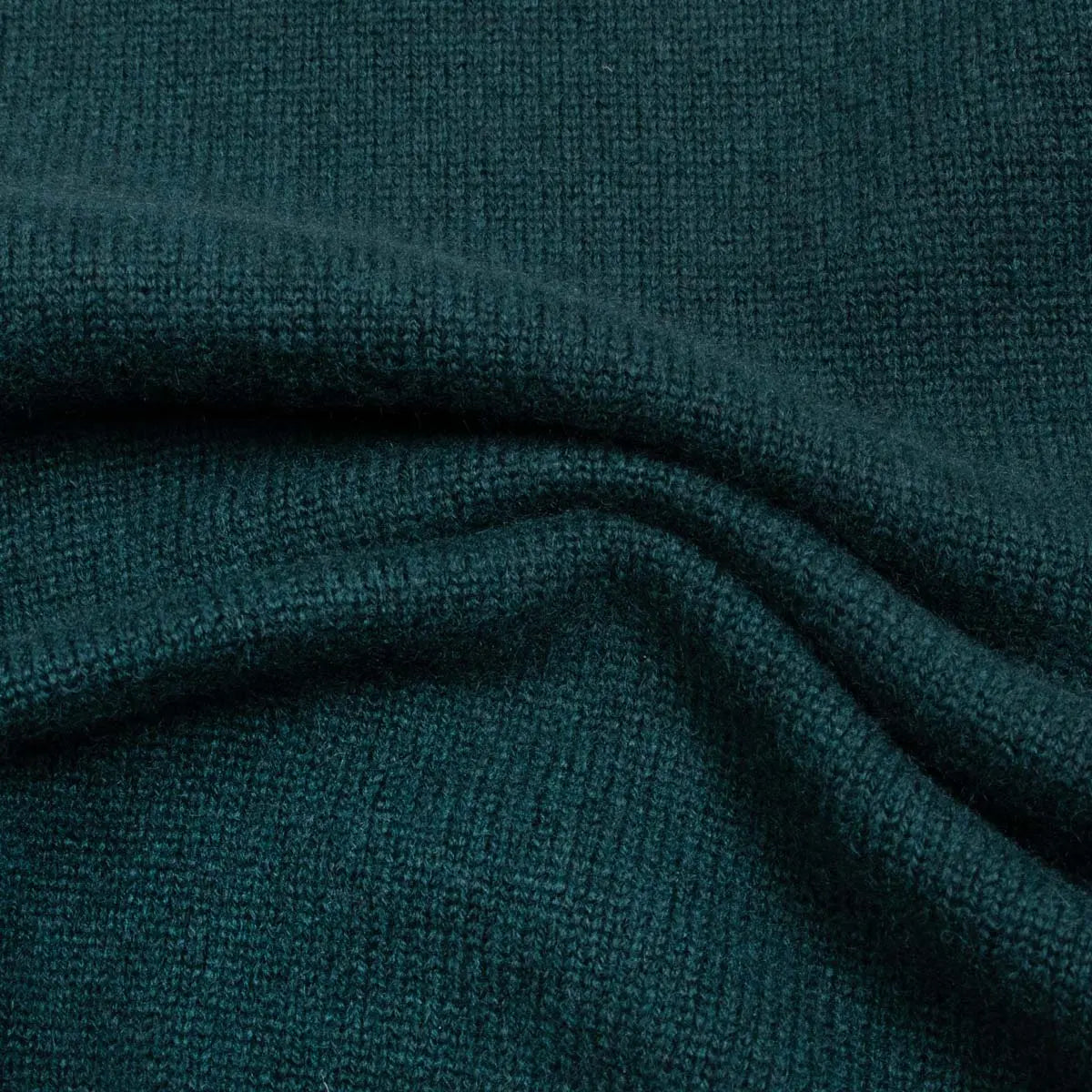 Bottle Green Balvenie 3 Button 4ply Cashmere Polo Sweater Robert Old