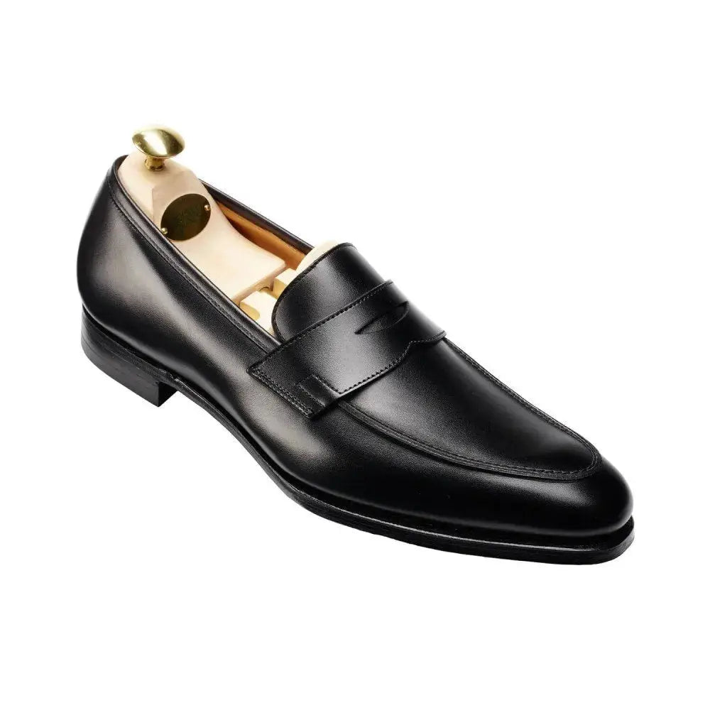 Crawford Black Hand Grade Penny Loafers  Crockett & Jones Black UK 7 