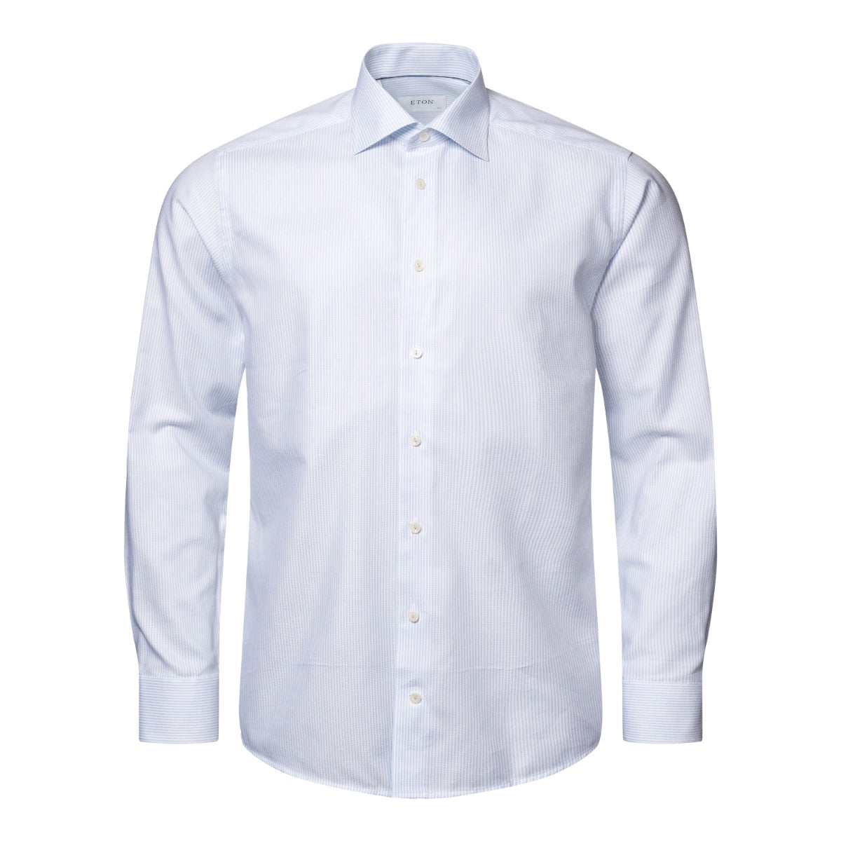 Light Blue Striped Oxford Cotton-Tencel™ Shirt  Eton   