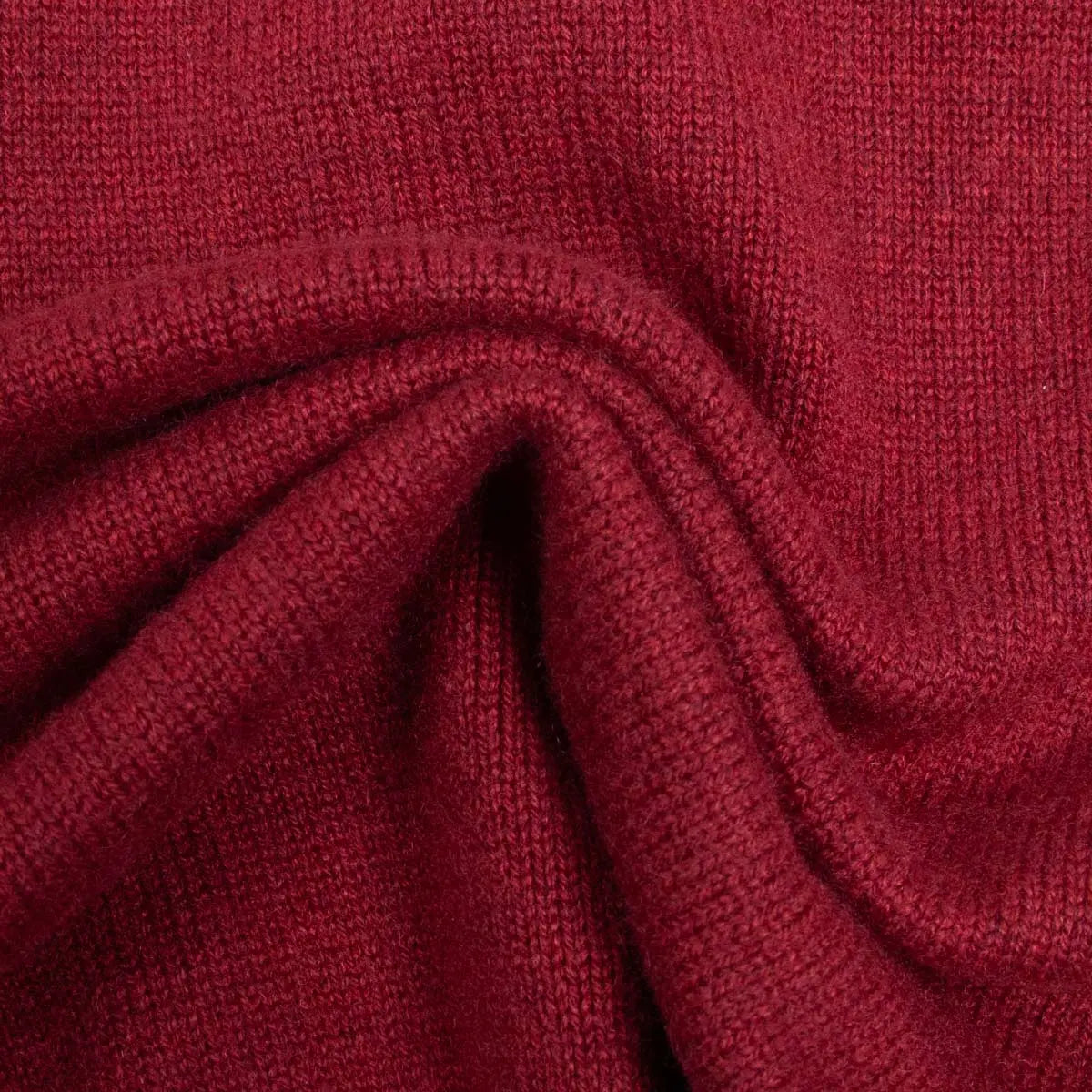 Russet Red Balvenie 3 Button 4ply Cashmere Polo Sweater Robert Old