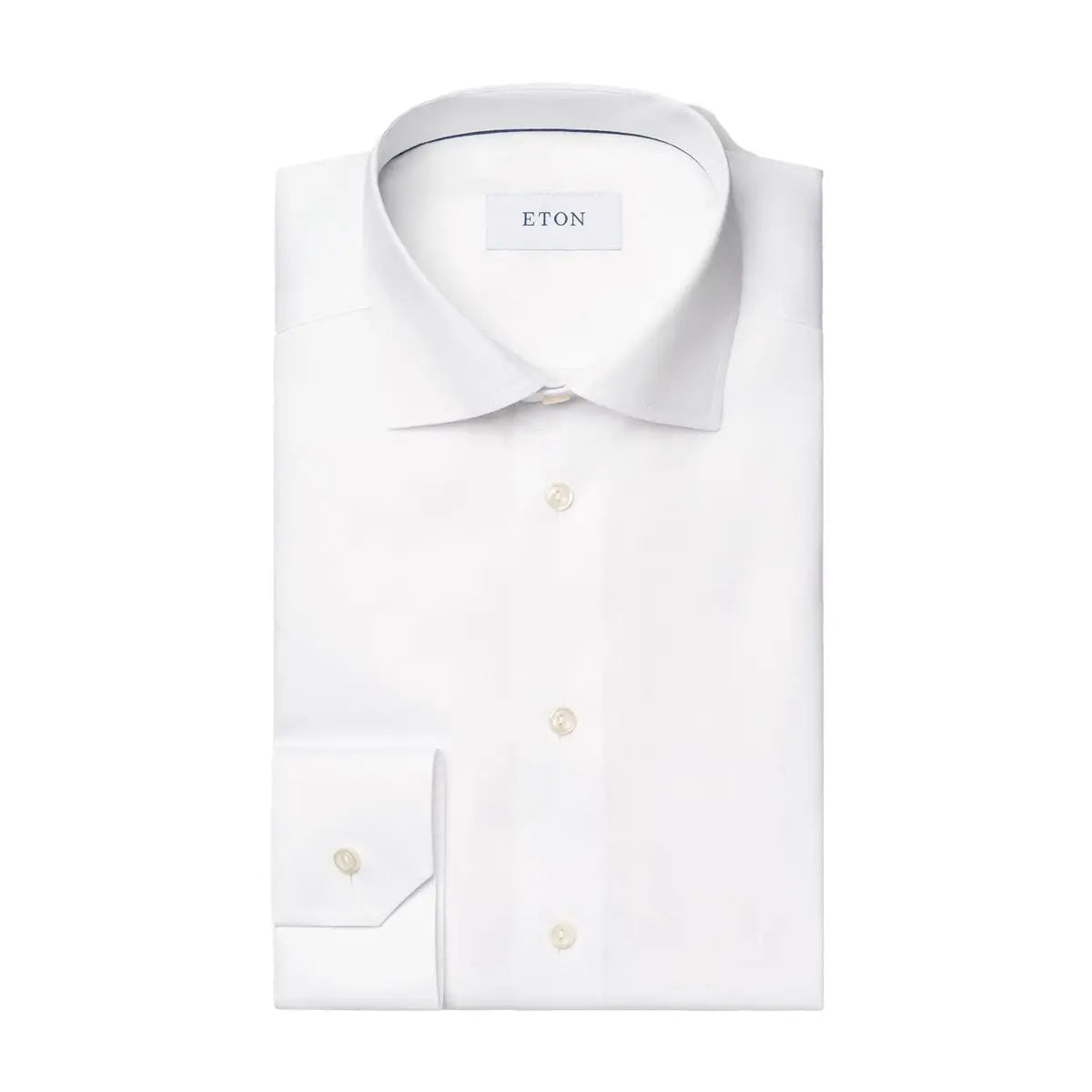 White Signature Twill Contemporary Fit Shirt L/S SHIRTS Eton   