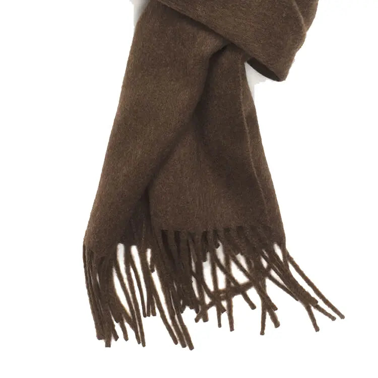 Nutmeg Classic Cashmere Scarf  Robert Old   