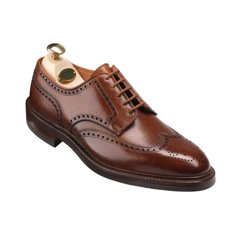 Pembroke Tan Scotch Grain Shoes - G Fitting  Crockett &amp; Jones   