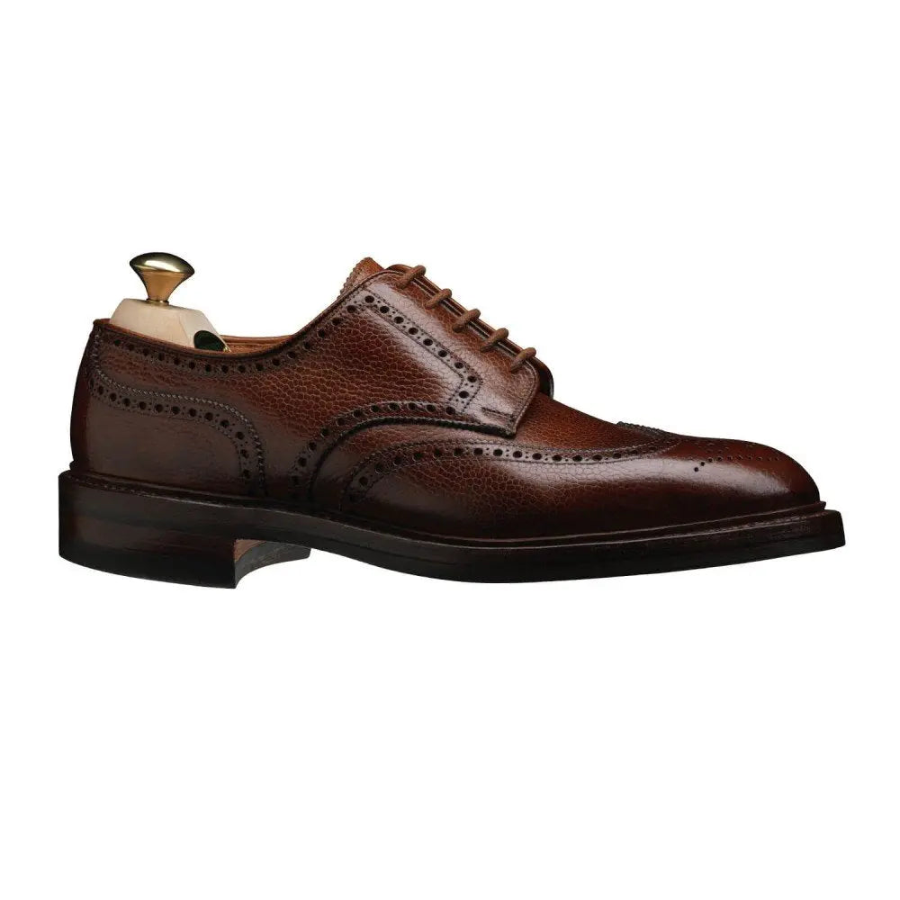 Pembroke Tan Scotch Grain Shoes - G Fitting  Crockett &amp; Jones   