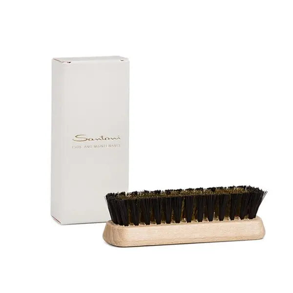 Nylon &amp; Brass Small Suede Brush  Santoni   