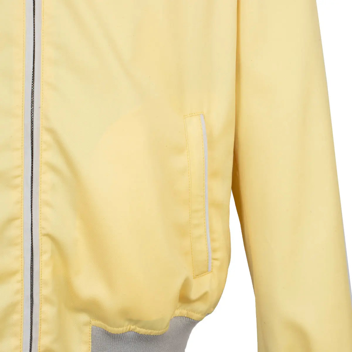 Yellow Wool & Goat Suede Bomber Jacket  Robert Old   